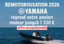 Profitez de l’Opération Remotorisation Yamaha 2026 : reprise de votre ancien moteur jusqu’à 7 330 €. Modernisez votre bateau, réduisez la consommation et gagnez en sécurité.